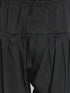Men's Black Rayon Kurta, Patiala And Dupatta Set.